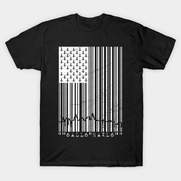 Satanic Sin City Flag T-Shirt by pa2rok
